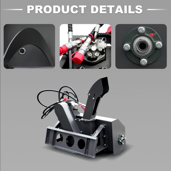 HUAYEE Heavy-Duty Metal Snow Blower Attachment for HY360C/HY480C - Image 2