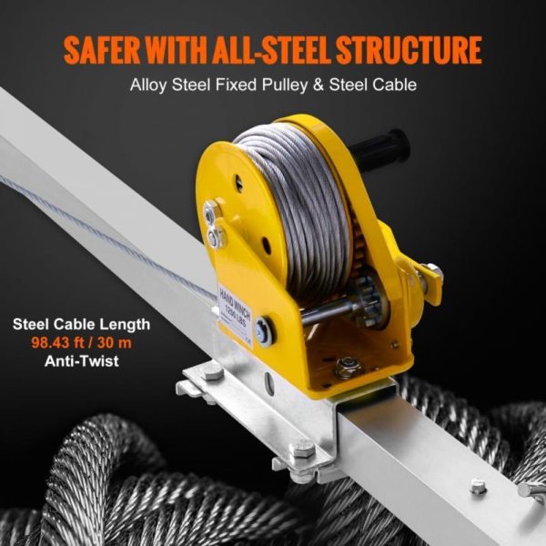 Heavy-Duty 7ft Legs & 98ft Cable Confined Space Tripod Kit