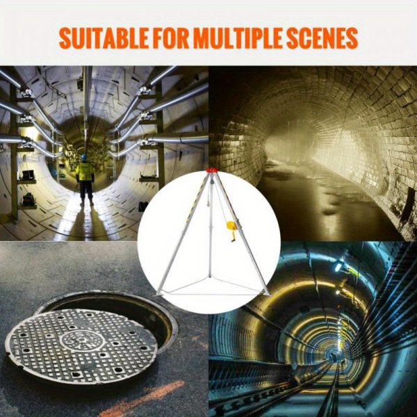 Heavy-Duty 7ft Legs & 98ft Cable Confined Space Tripod Kit - Image 4