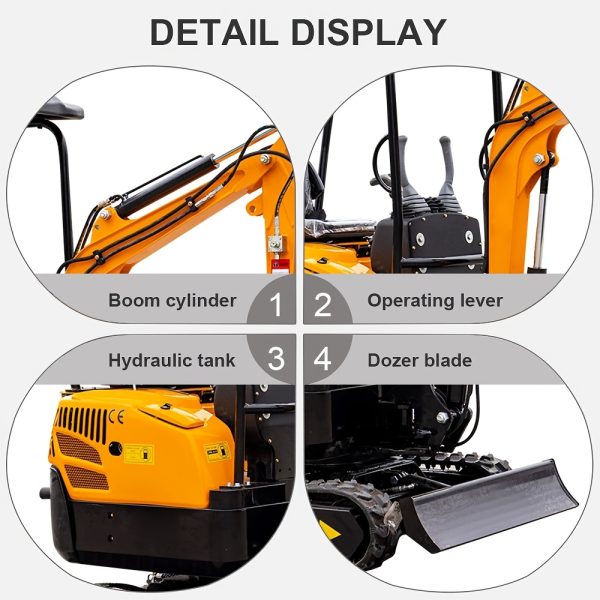 1.3 Ton Hydraulic Mini Excavator - Image 8