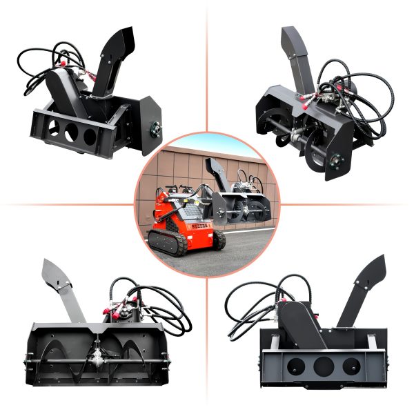 HUAYEE Heavy-Duty Metal Snow Blower Attachment for HY360C/HY480C - Image 4